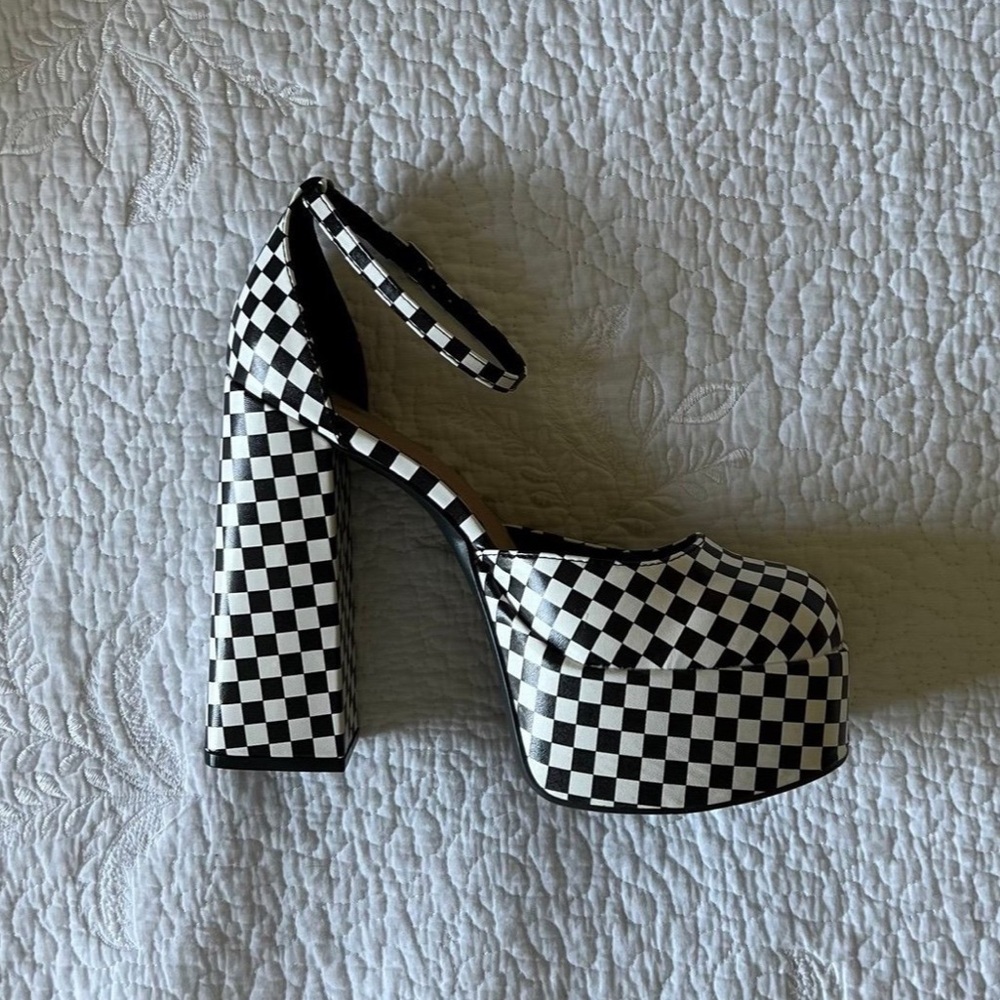 NWB - SHEIN - Checkered Heels - US Size 9